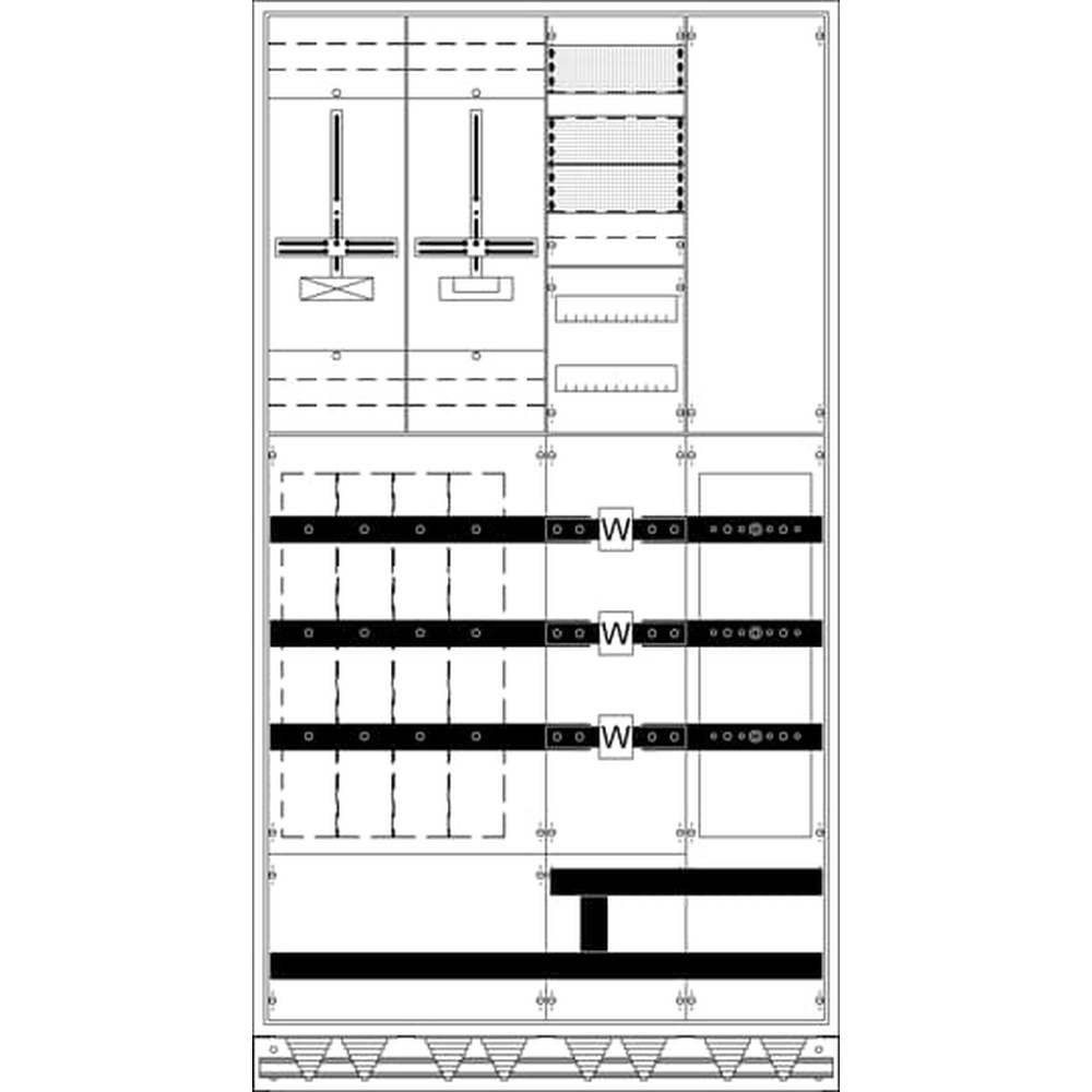Striebel & John Mess Wandlerschrank 2CPX056084R9999 Typ WX42K3L