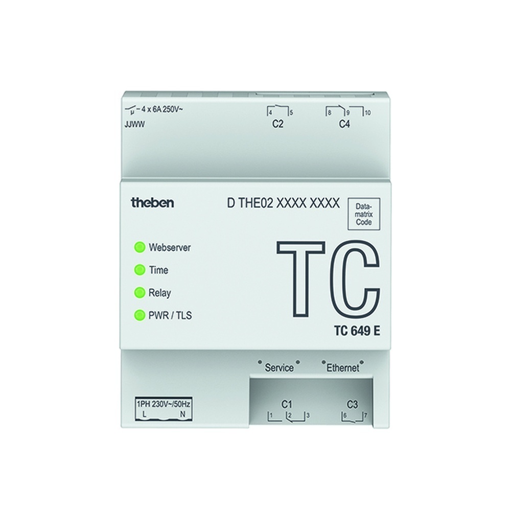 Theben LAN Zeitschaltuhr 6490130 Typ TC 649 E