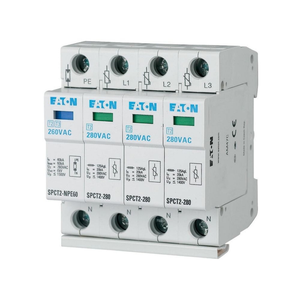 Eaton Überspannungsableiter 167620 Typ SPCT2-280-3+NPE