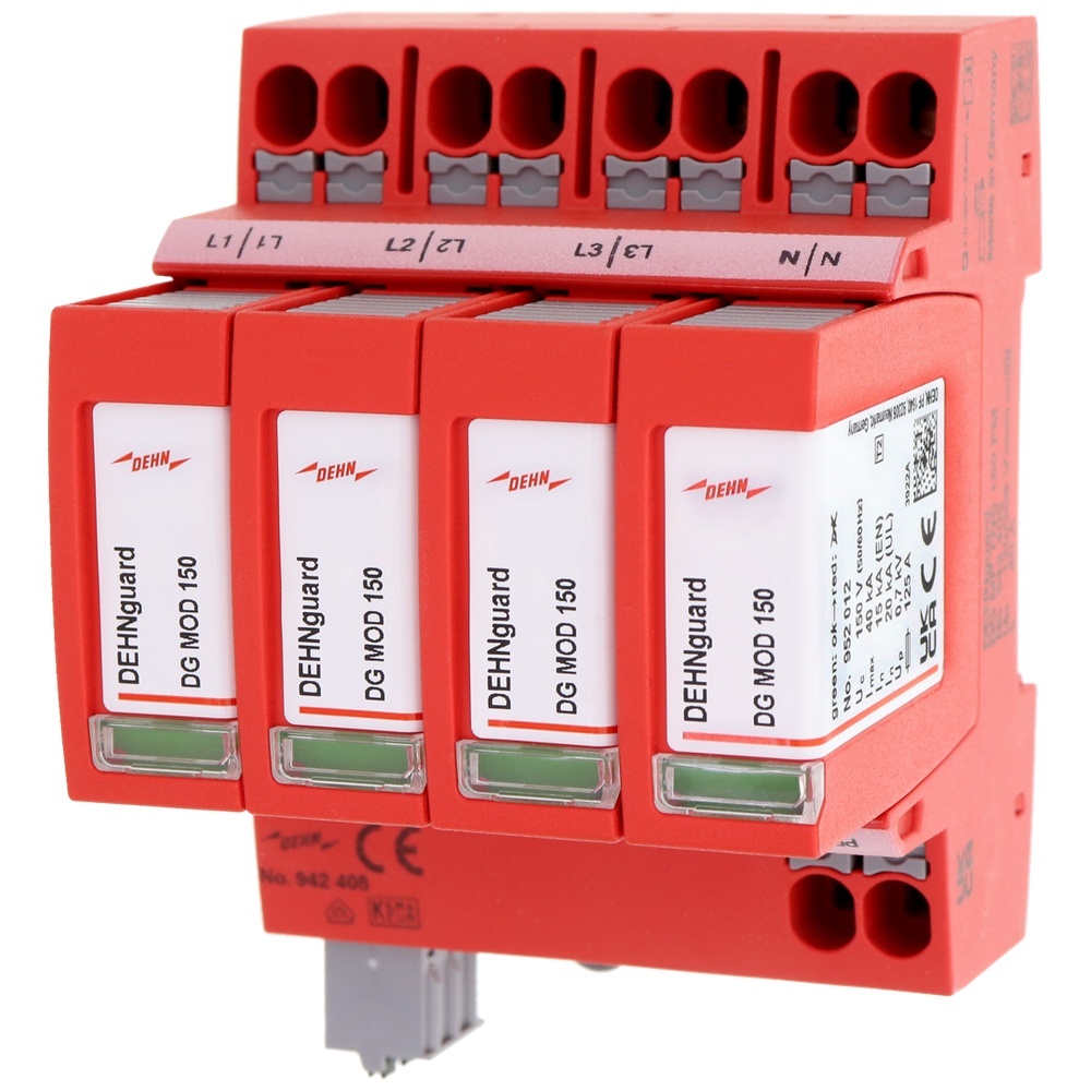 Dehn + Söhne Überspannungsableiter 942408 Typ DG MP TNS 150 FM Dehn + Söhne Überspannungsableiter 942408 Typ DG MP TNS 150 FM