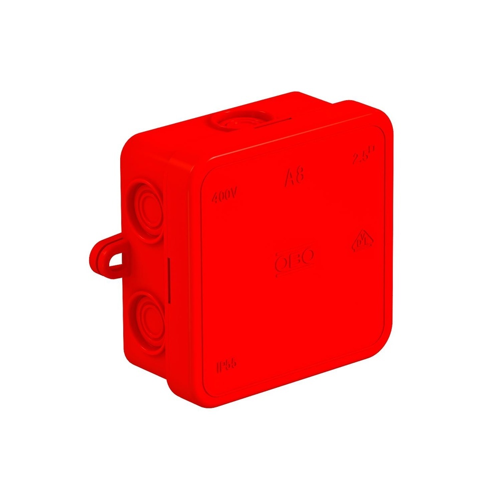 OBO Bettermann Kabelabzweigkasten 2000059 Typ A 8 HF RO