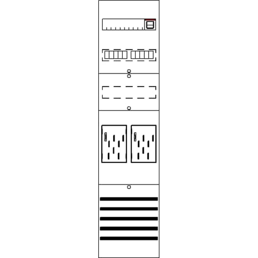 Striebel & John Zählerkomplettfeld 2CPX054168R9999 Typ BF17A2XAM