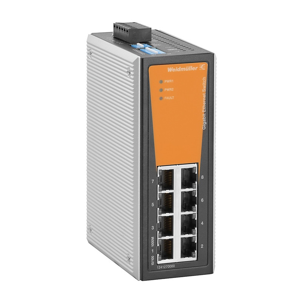 Weidmüller Netzwerk Switch 1241270000 Typ IE-SW-VL08-8GT