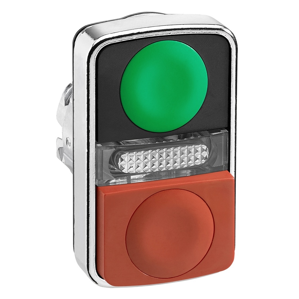 Schneider Electric Leucht Doppeldrucktaster ZB4BW7L3740