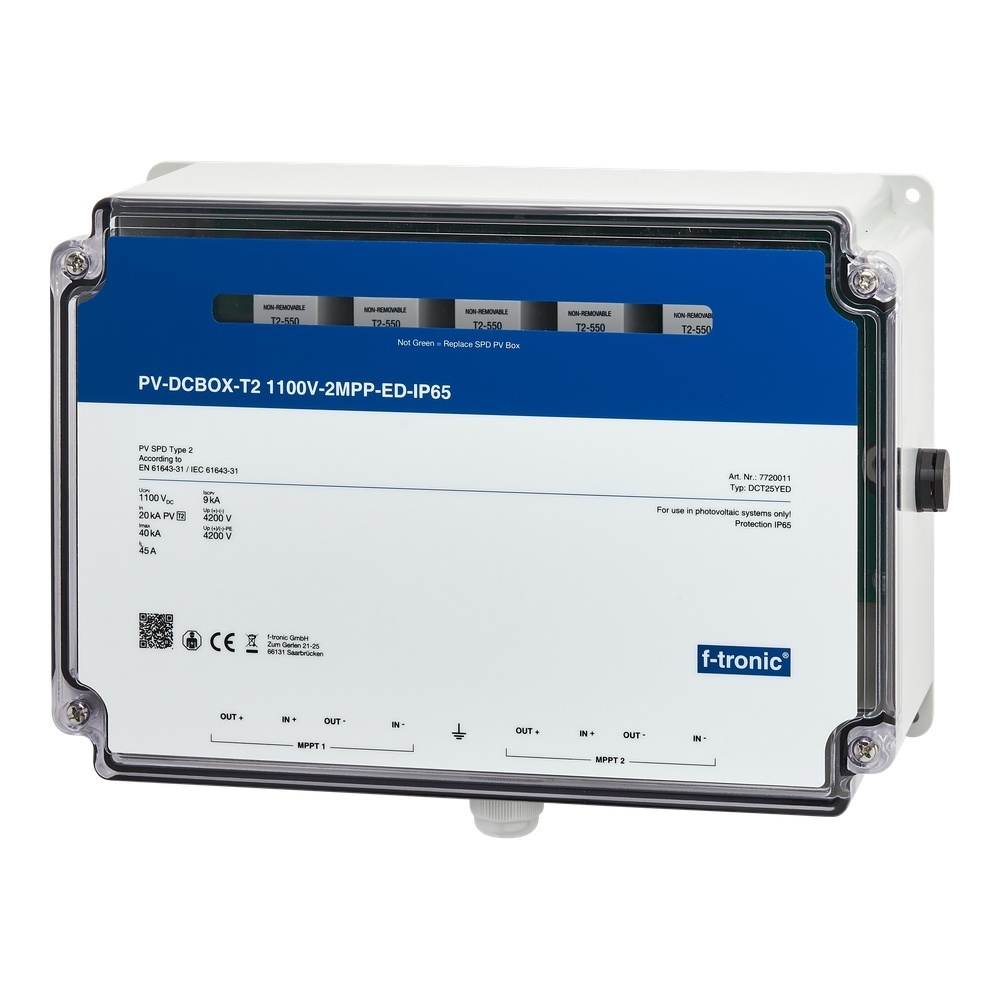 f-tronic Überspannungsschutz Anschlussbox 7720011 Typ DCT25YED