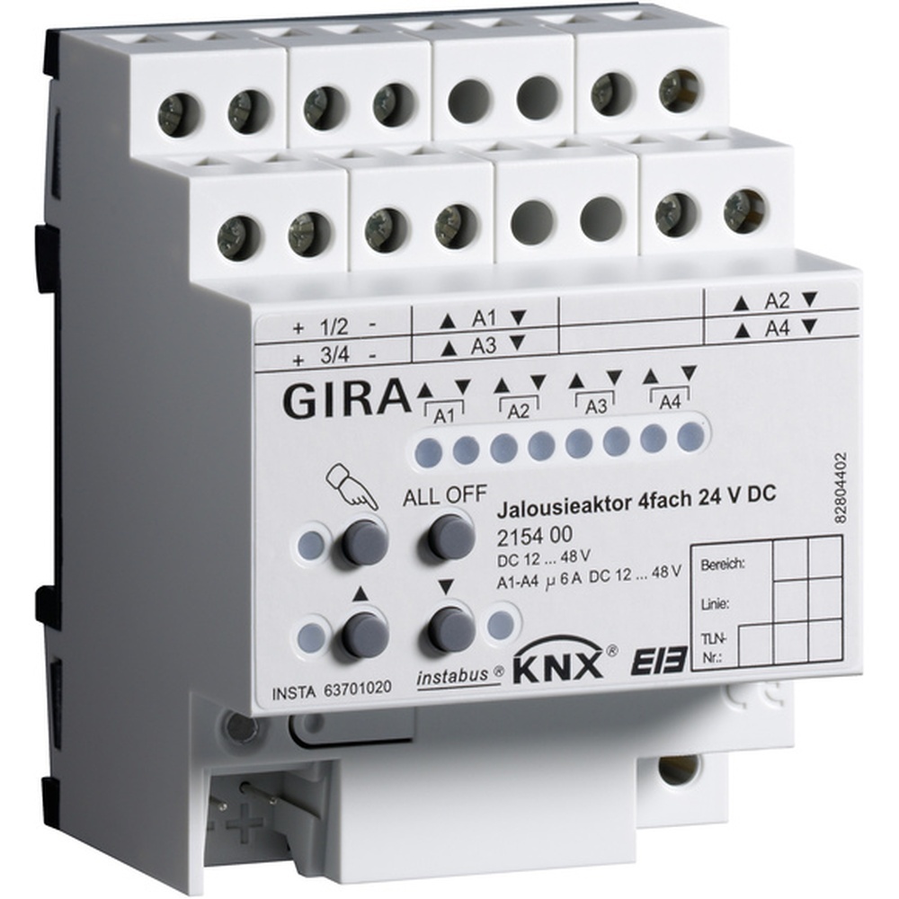 Gira Jalousieaktor 4fach 215400
