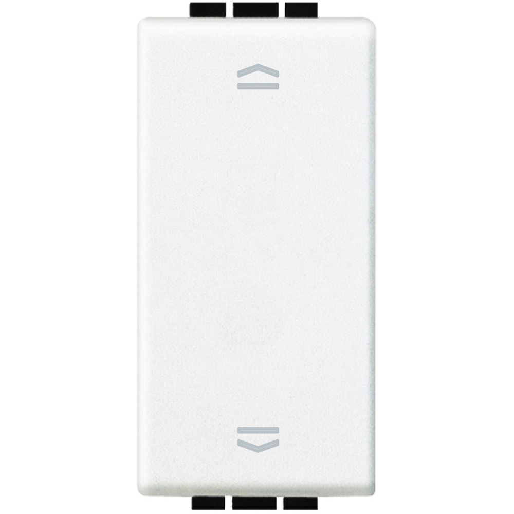Bticino LivingLight Jalousieschalter 1-modulig inkl. Wippe in der Farbe WEISS N4027N