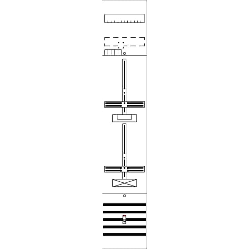 Striebel & John Zählerkomplettfeld 2CPX054085R9999 Typ DF19B1A