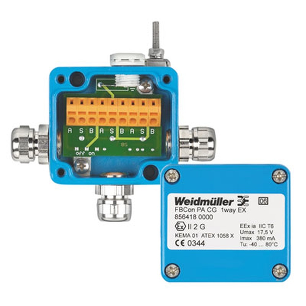 Weidmüller Standardverteiler 8564180000 Typ FBCon PA CG 1way Ex