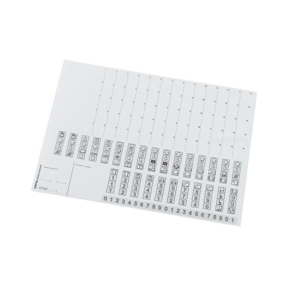 Eaton Beschriftungsbogen 279268 Typ KLV-BSB