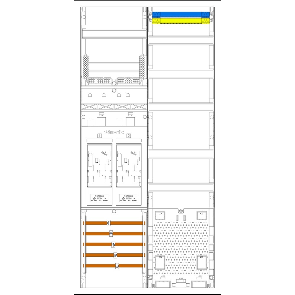 f-tronic Komplettschrank 7195250 Typ EHZ722APZL