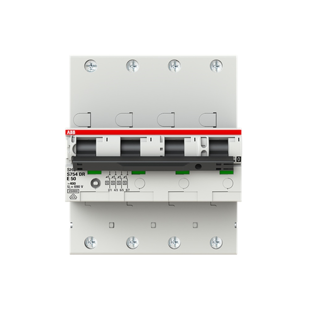 ABB Selektiver Hauptleitungsschutzschalter 2CDH784001R0502 Typ S754DR-E50