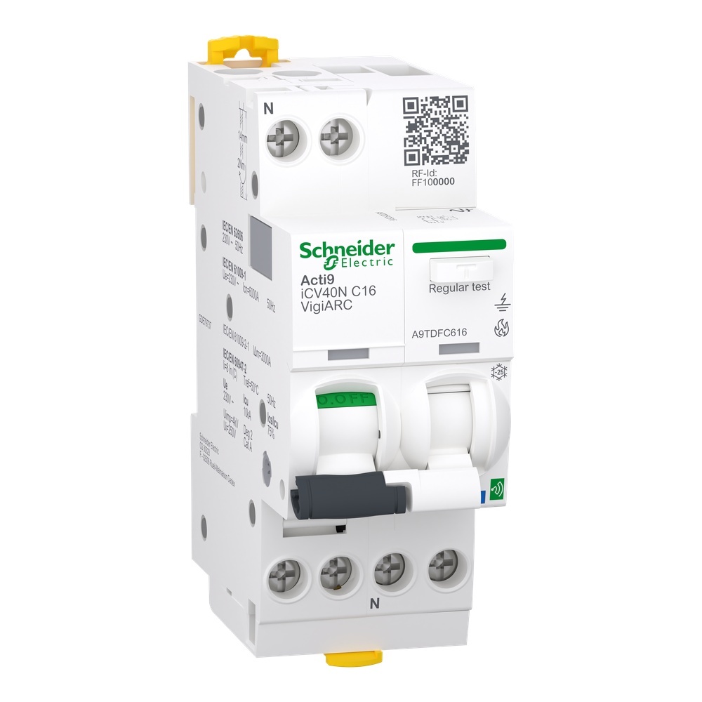 Schneider Electric Fehlerlichtbogenschutzeinrichtung A9TDFC616