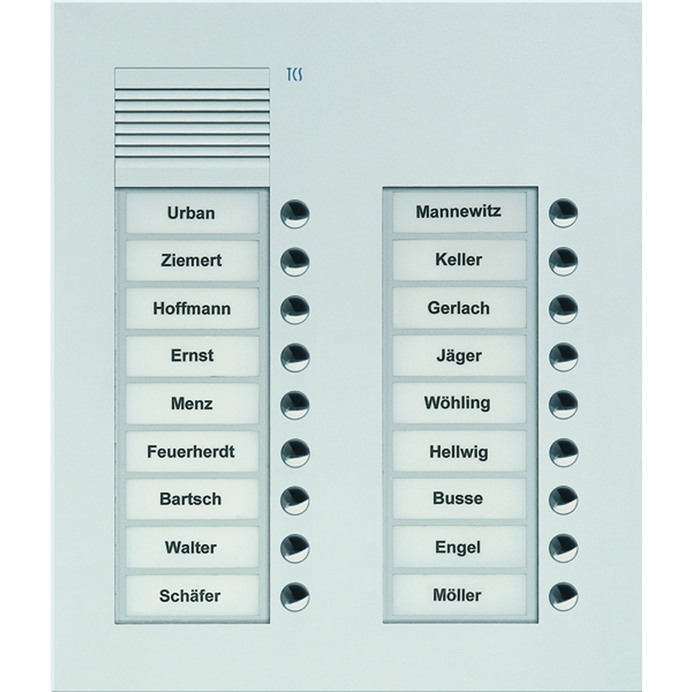 TCS Audio Außenstation PUK18/2-EN TCS Audio Außenstation PUK18/2-EN
