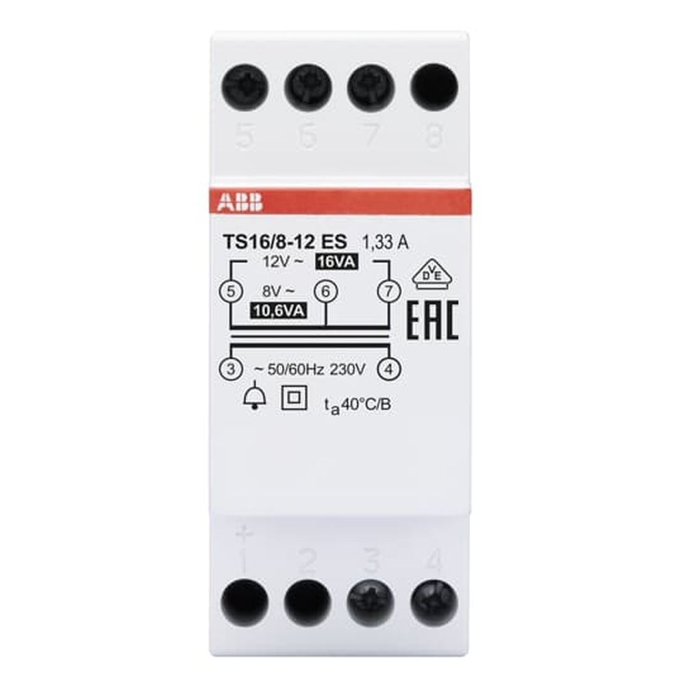 ABB Klingeltransformator 2CSM228605R0812 Typ TS 16/8-12 ES