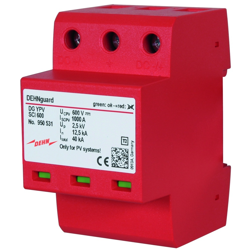 Dehn + Söhne Überspannungsableiter 950531 Typ DG YPV SCI 600