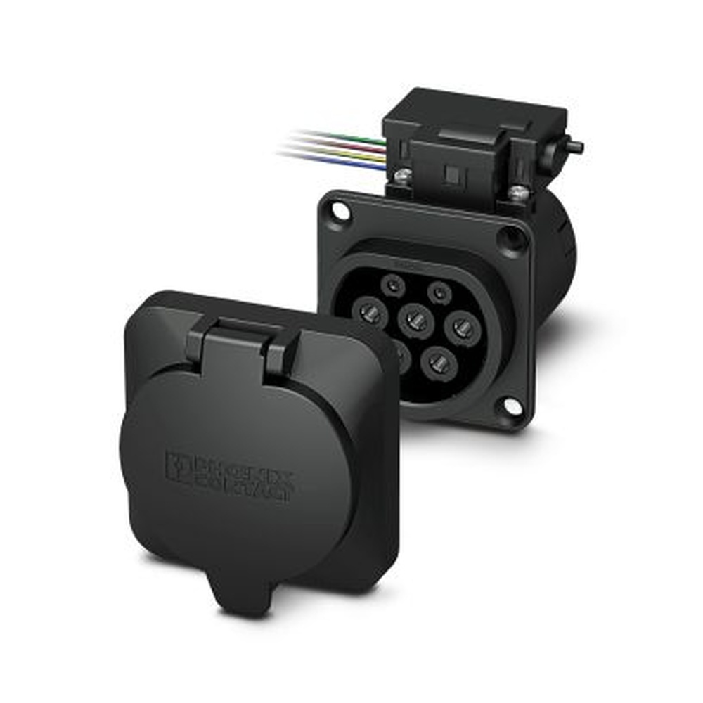 Phoenix Contact Infrastruktur Ladedosen Set 1164417 Typ EV-T2M3SO12-4P-B-SET Phoenix Contact Infrastruktur Ladedosen Set 1164417 Typ EV-T2M3SO12-4P-B-SET