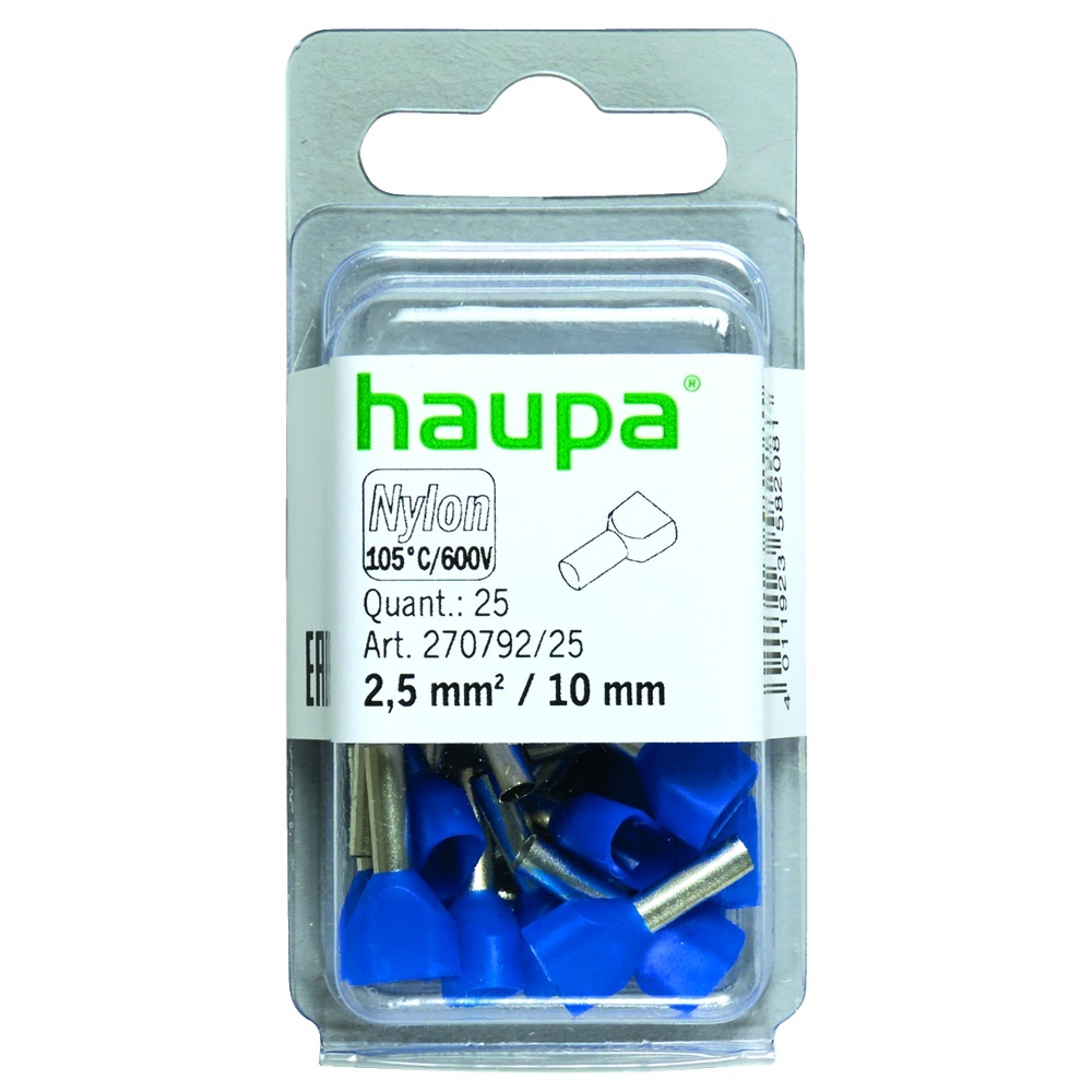 Haupa Twin Aderendhülsen 270792/25