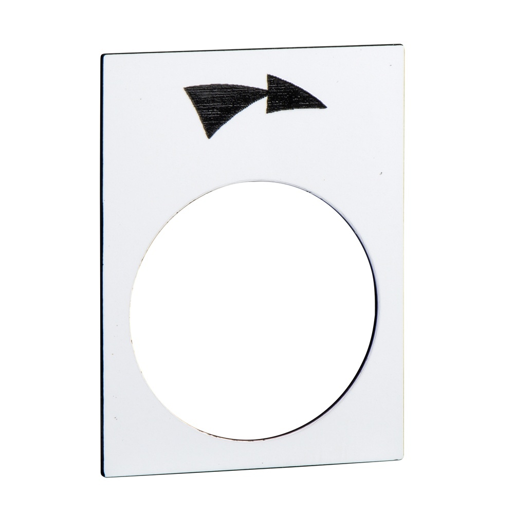 Schneider Electric Bezeichnungsschild ZB2BY4921