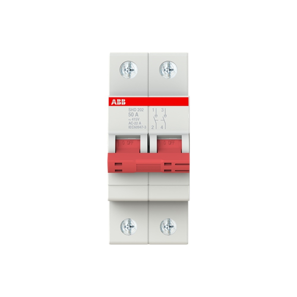ABB Schalter für Reiheneinbau 2CDD272111R0050 Typ SHD202/50