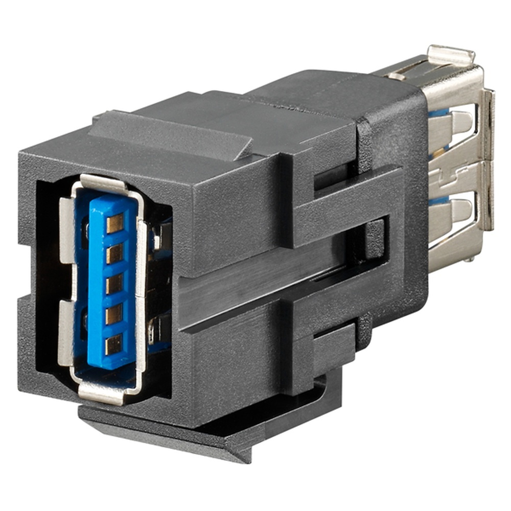 Rutenbeck USB Keystone 17010660 Typ KMK-USB 3.0 sw Rutenbeck USB Keystone 17010660 Typ KMK-USB 3.0 sw