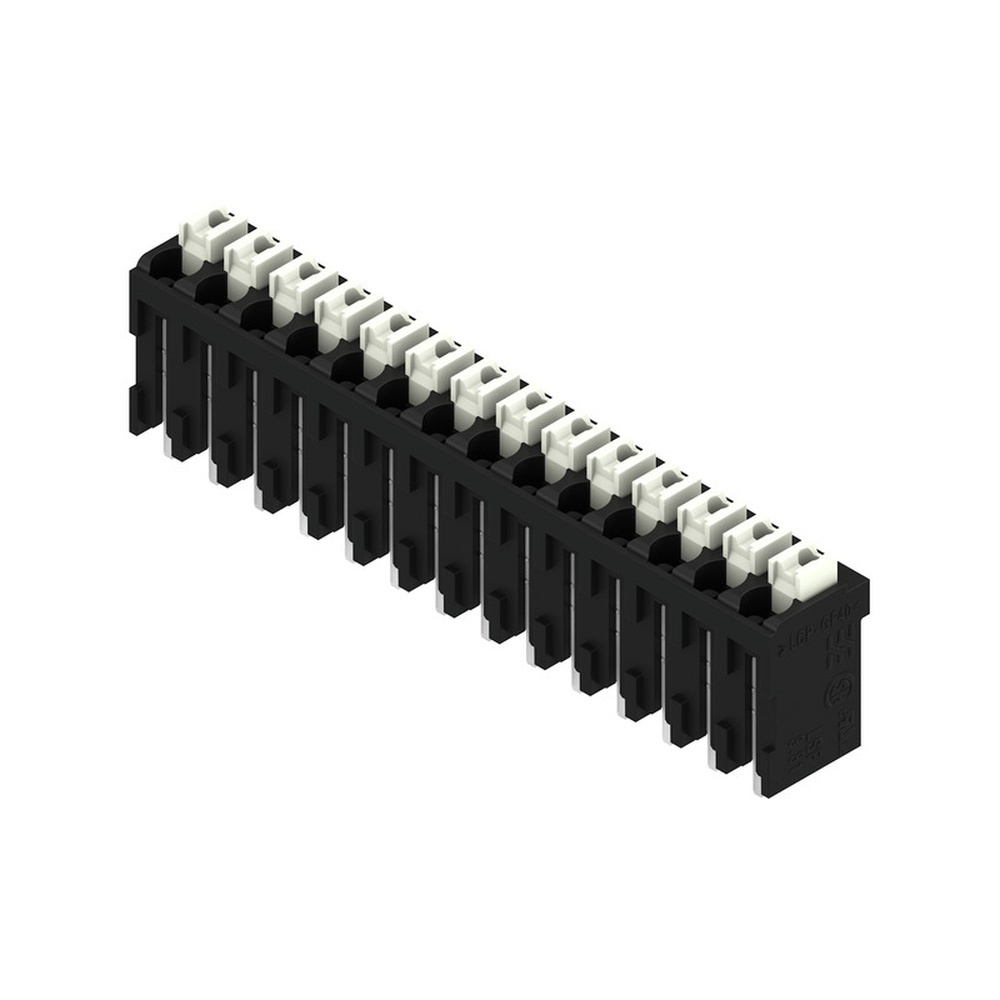 Weidmüller Leiterplattenklemme 1870030000 Typ LSF-SMT 3.81/14/180 1.5SN BK TU