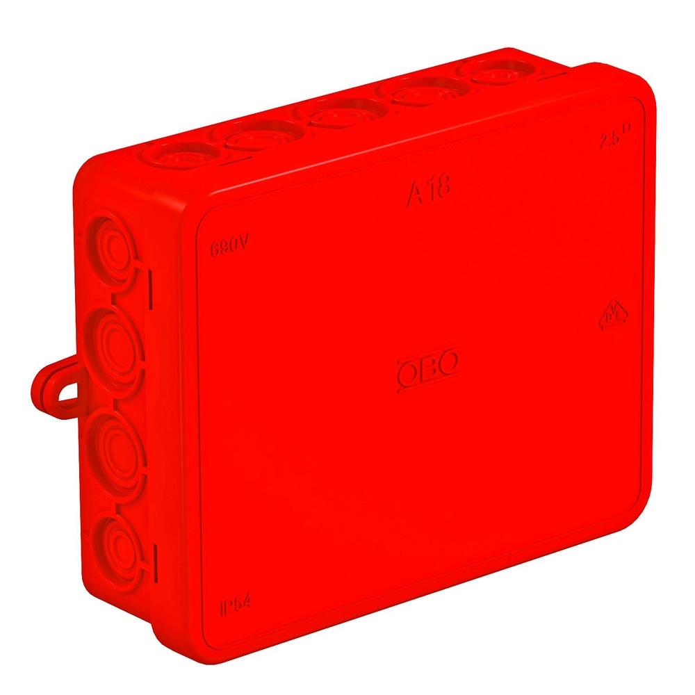 OBO Bettermann Kabelabzweigkasten 2000418 Typ A 18 HF RO
