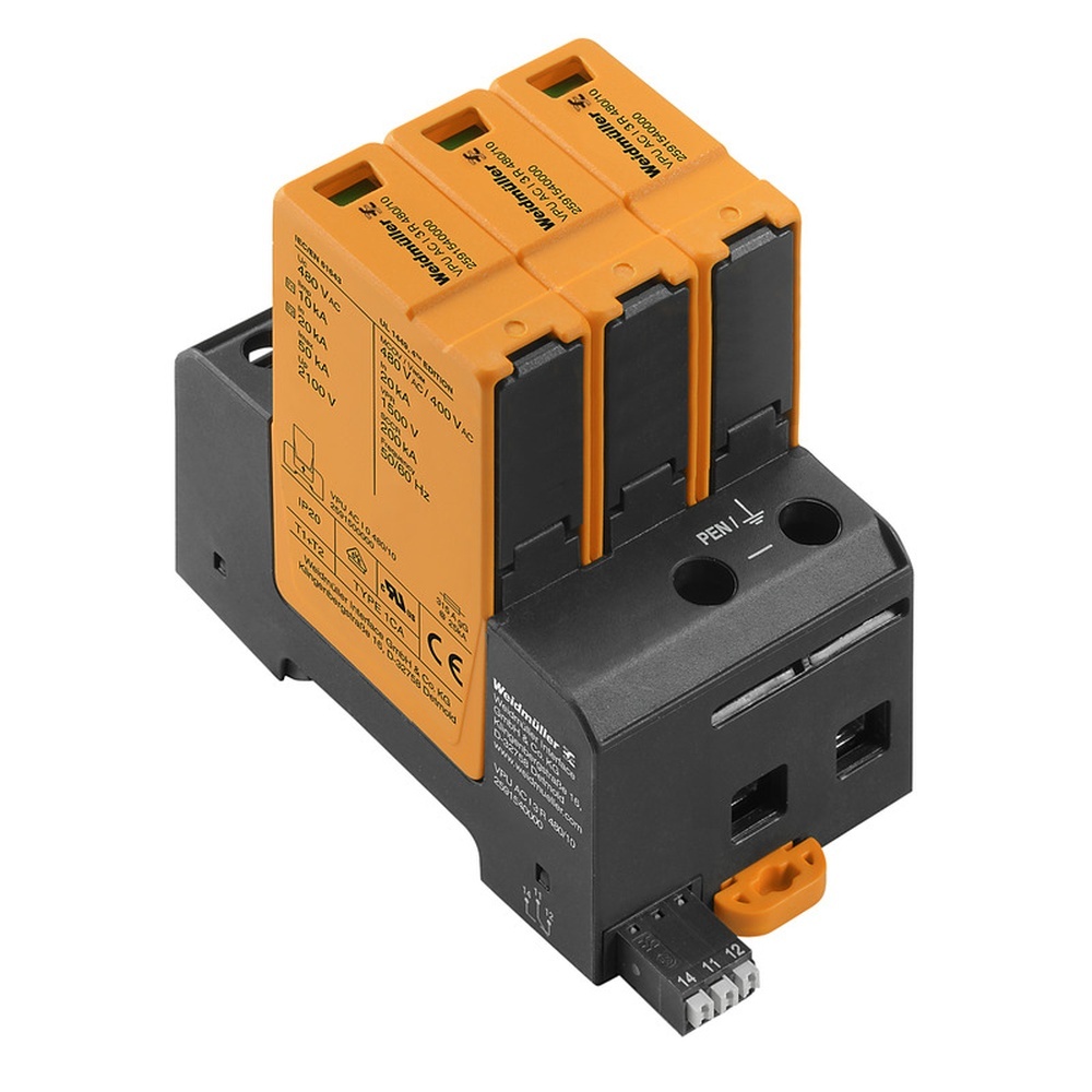 Weidmüller Überspannungsableiter 2591540000 Typ VPU AC I 3 R 480/10