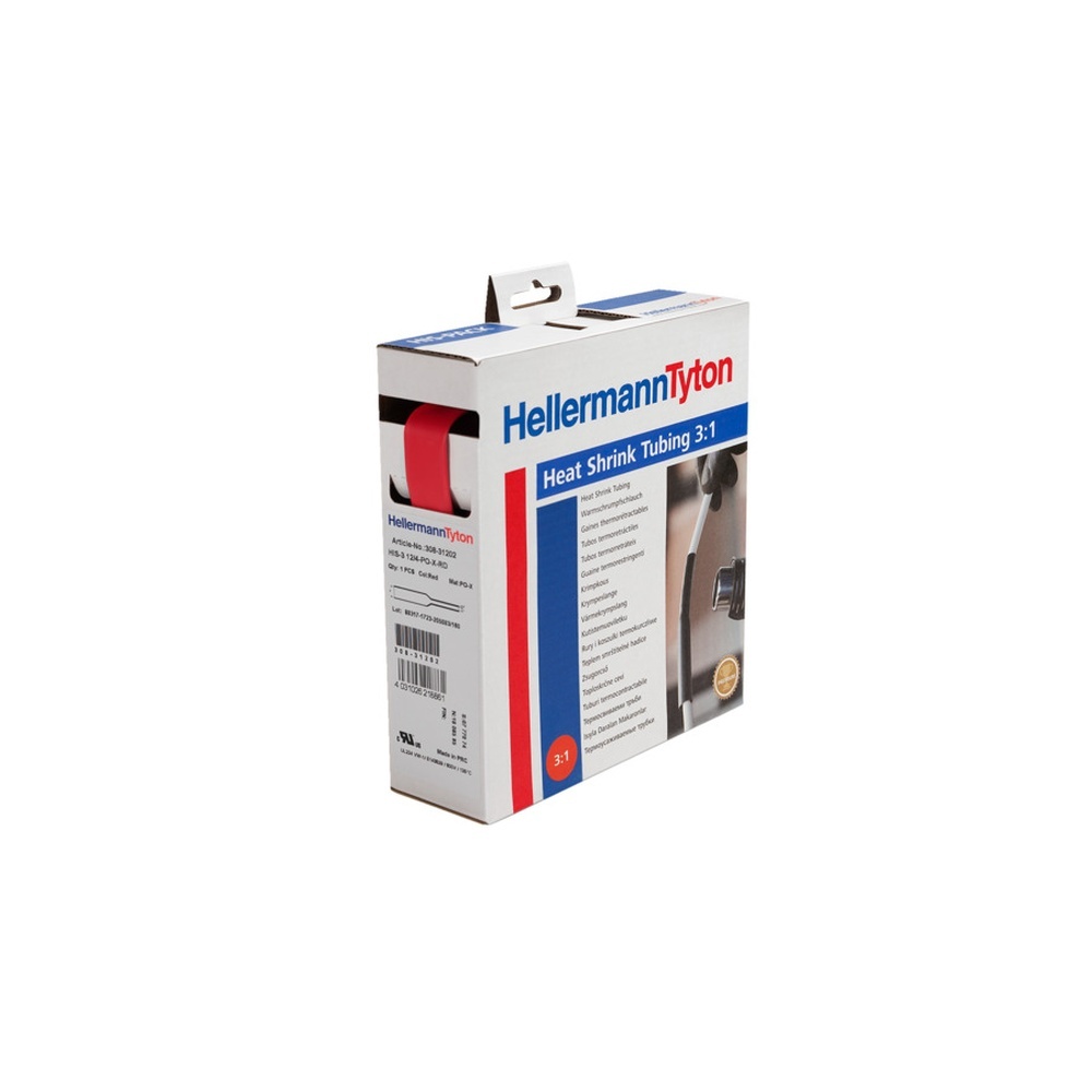 Hellermann Warmschrumpfschlauch 308-32402 Typ HIS-3-24/8 PO-X RD 3