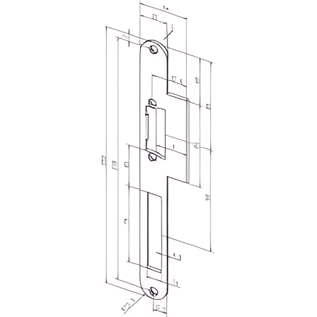 Assa Abloy Lappenschließblech -------59B35-01 Assa Abloy Lappenschließblech -------59B35-01