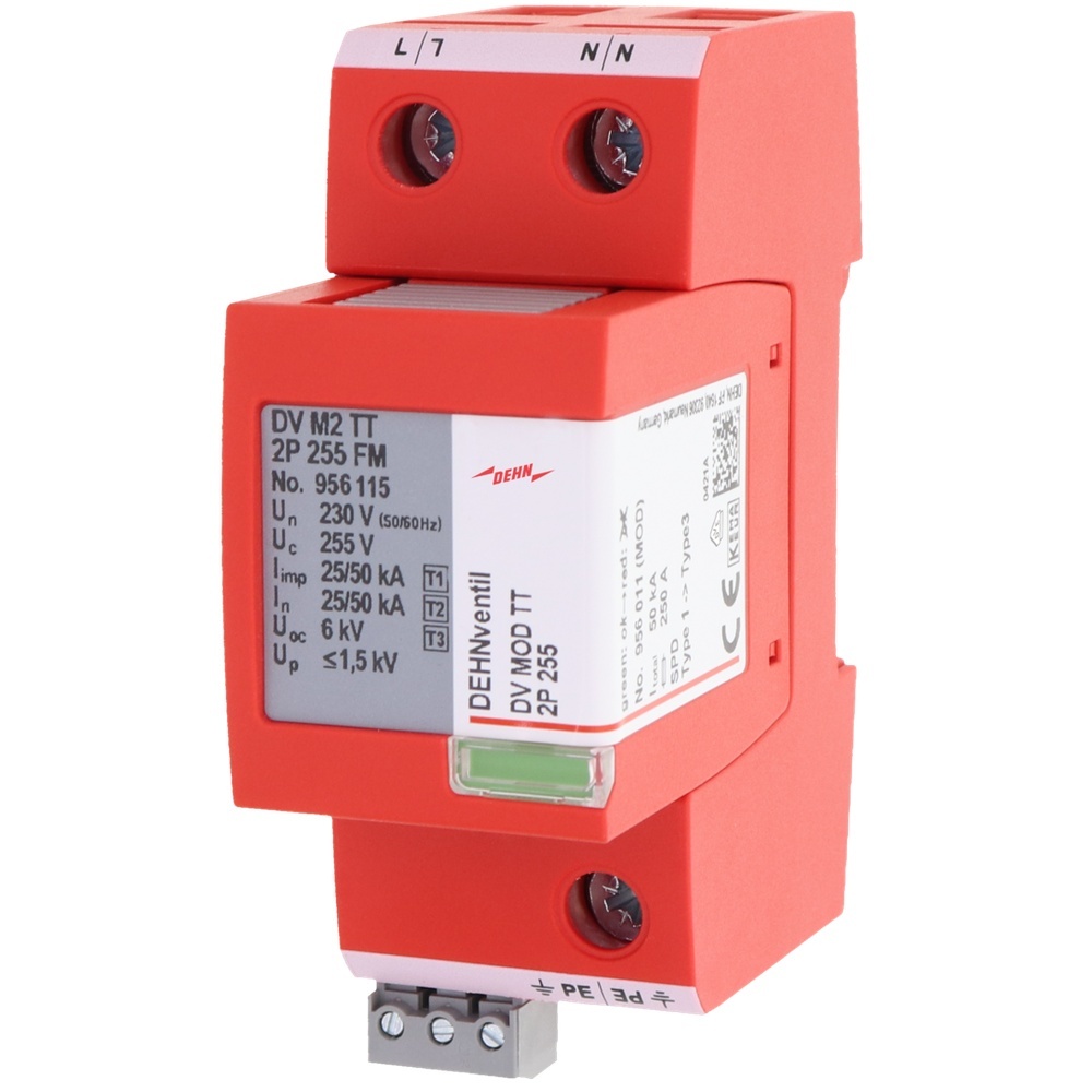 Dehn + Söhne Kombiableiter 956115 Typ DV M2 TT 2P 255 FM Dehn + Söhne Kombiableiter 956115 Typ DV M2 TT 2P 255 FM