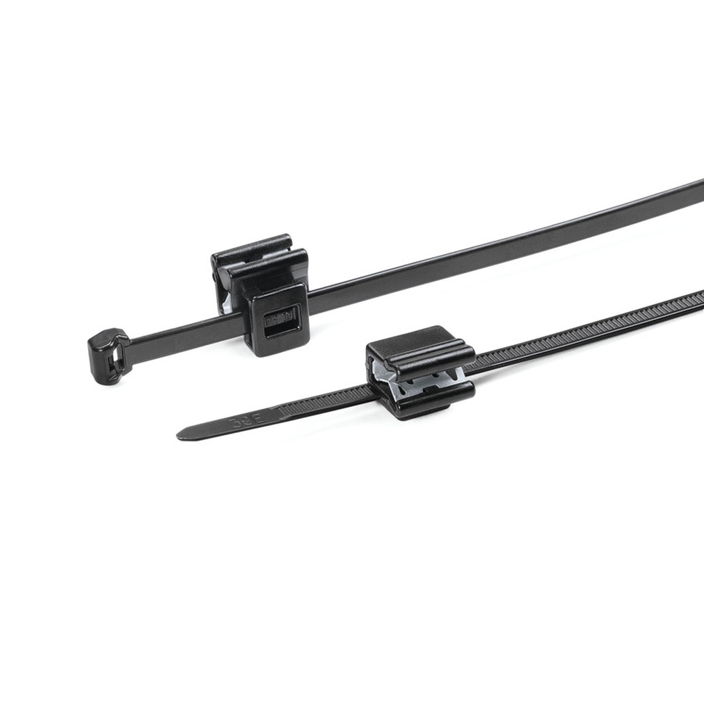 Hellermann Tyton Befestigungsbinder 150-40583 Typ T50SOSEC5B-PA66HS/PA66HIRHS-BK (500)