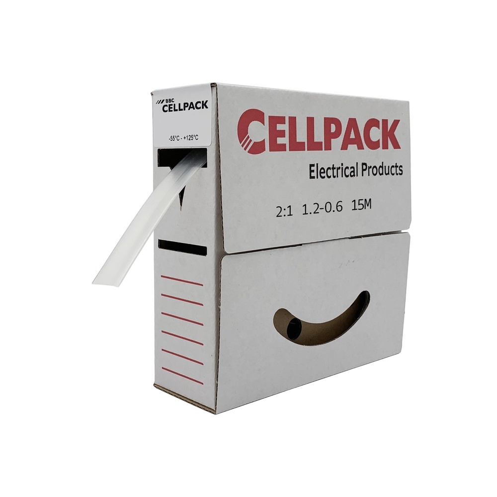 Cellpack Warmschrumpfschlauch 127021 Typ SB/1.2-0.6/TC/15m