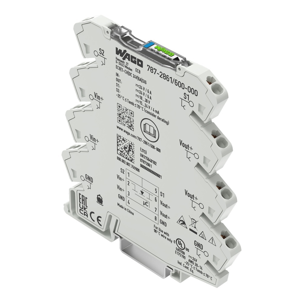 Wago Elektronischer Schutzschalter 787-2861/600-000 Wago Elektronischer Schutzschalter 787-2861/600-000