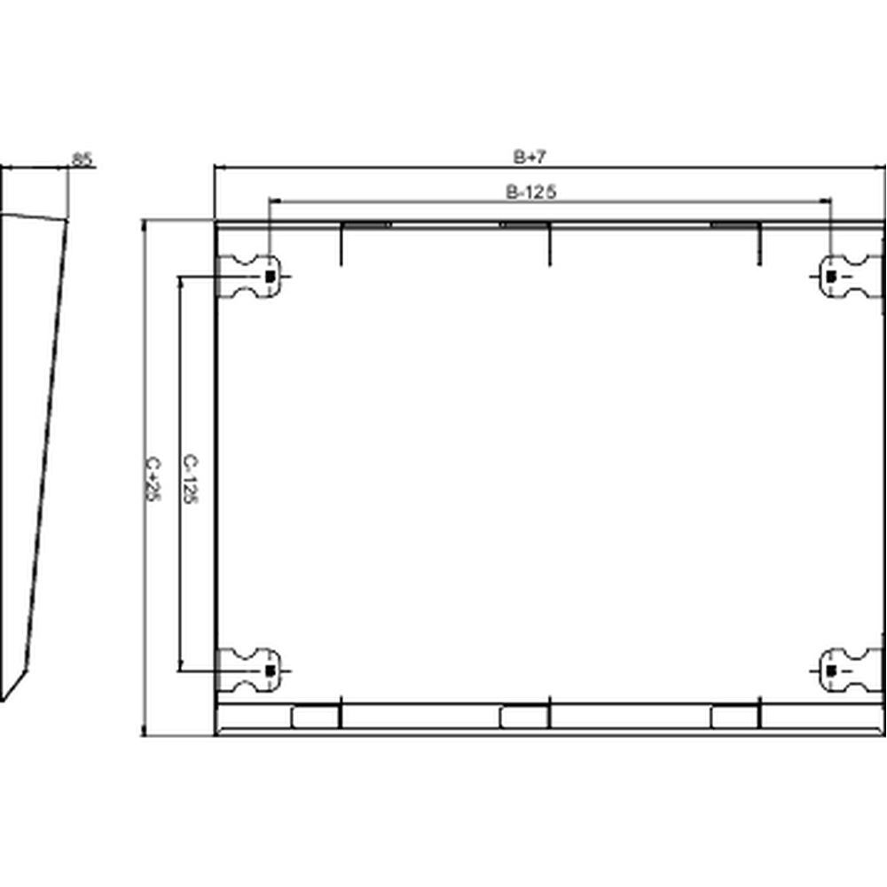 Schneider Electric Regendach NSYSC1240
