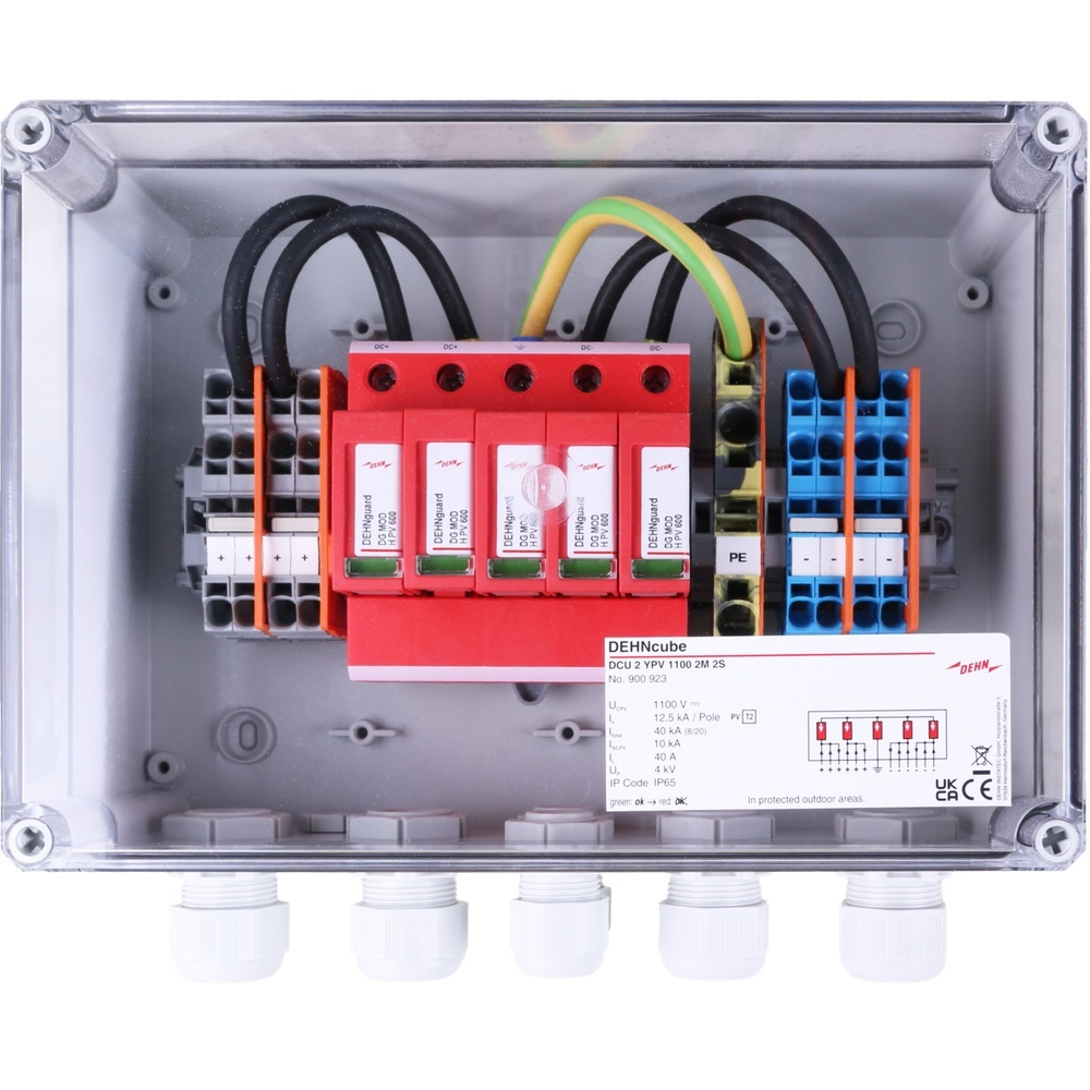 Dehn + Söhne Generatorenanschlusskasten 900923 Typ DCU 2 YPV 1100 2M 2S