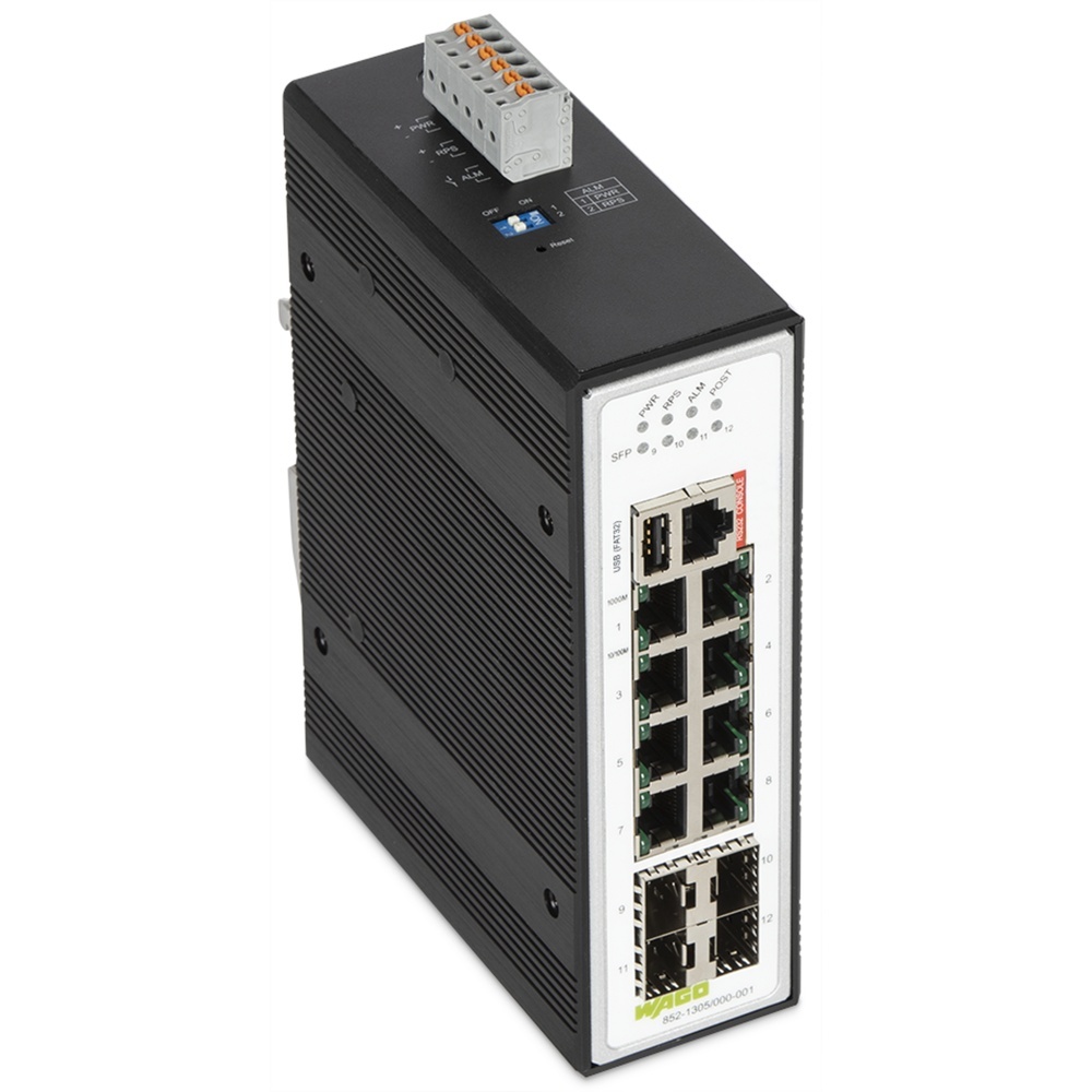 Wago Industrial Managed Switch 852-1305/000-001