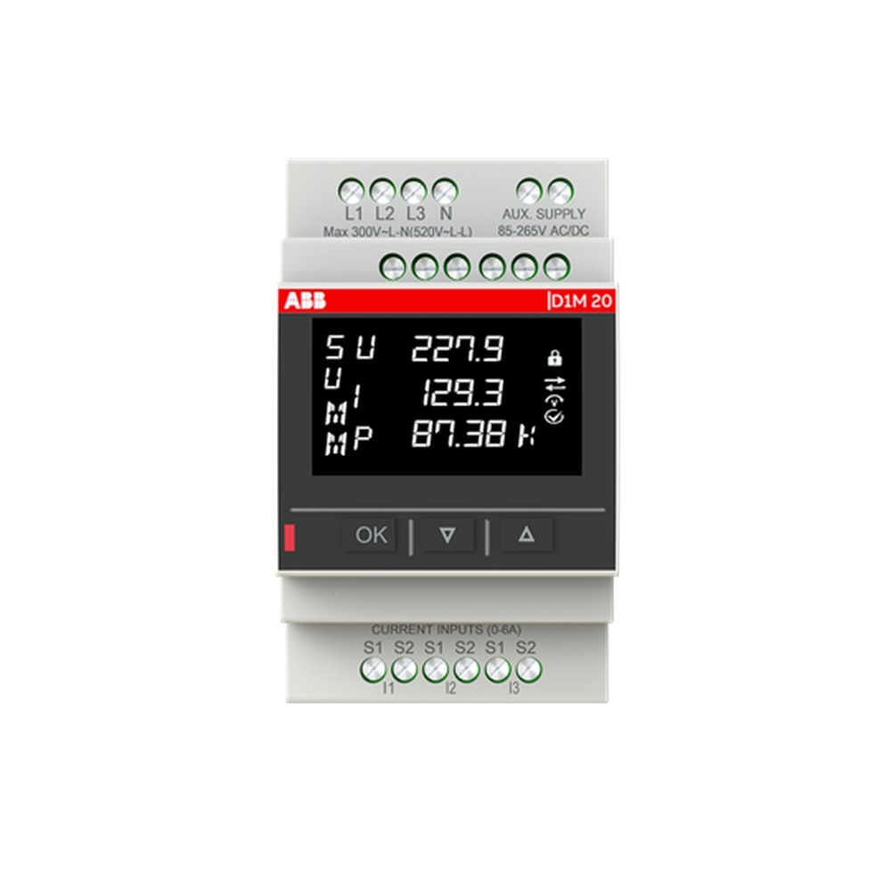 ABB Netzanalysegerät 2TAZ665054R2000 Typ D1M 20 TCP/IP