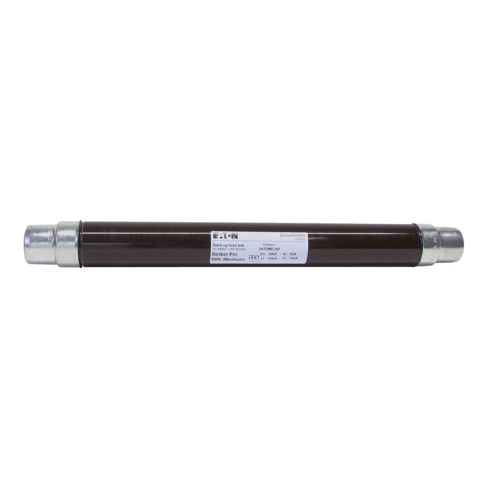 Eaton Sicherungseinsatz 24TDMEJ50 Typ 24KV 50A 2 DIN BROWN RESIN SEAL FUSE