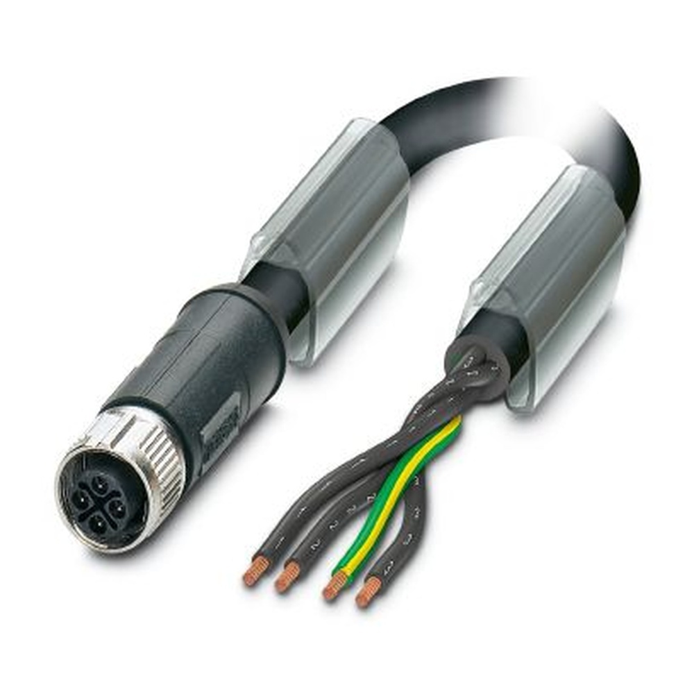 Phoenix Contact Powerleitung 1408845 Typ SAC-4P- 5,0-PUR/M12FSS PE