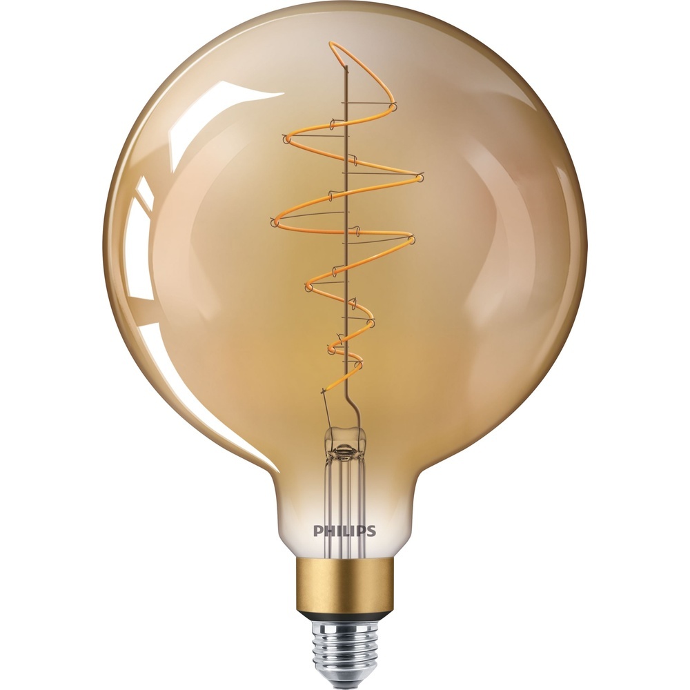 Signify Philips LED Lampe 31378100 Typ LED classic-giant 40W E27 G200 GOLD DIM