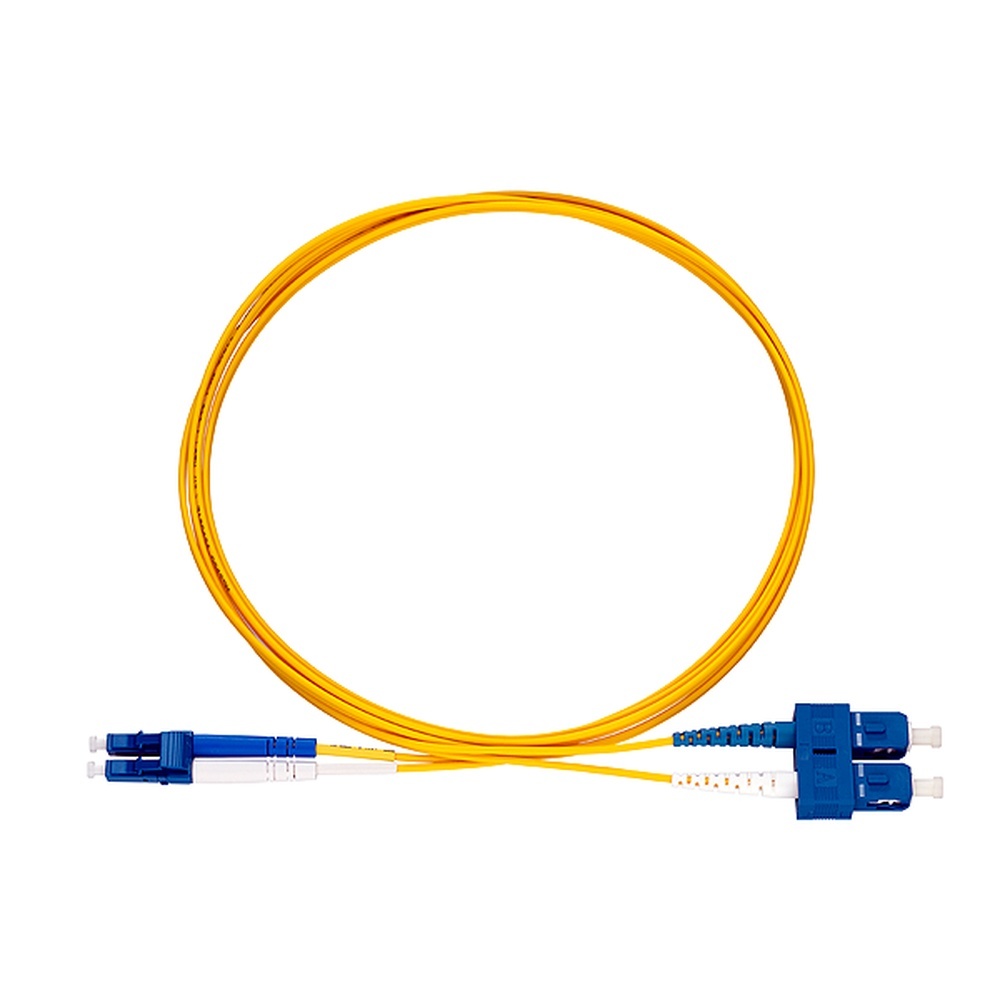 Rutenbeck Patchkabel 228051205 Typ LC-D/SC-D Patchkabel OS2 gelb 5m
