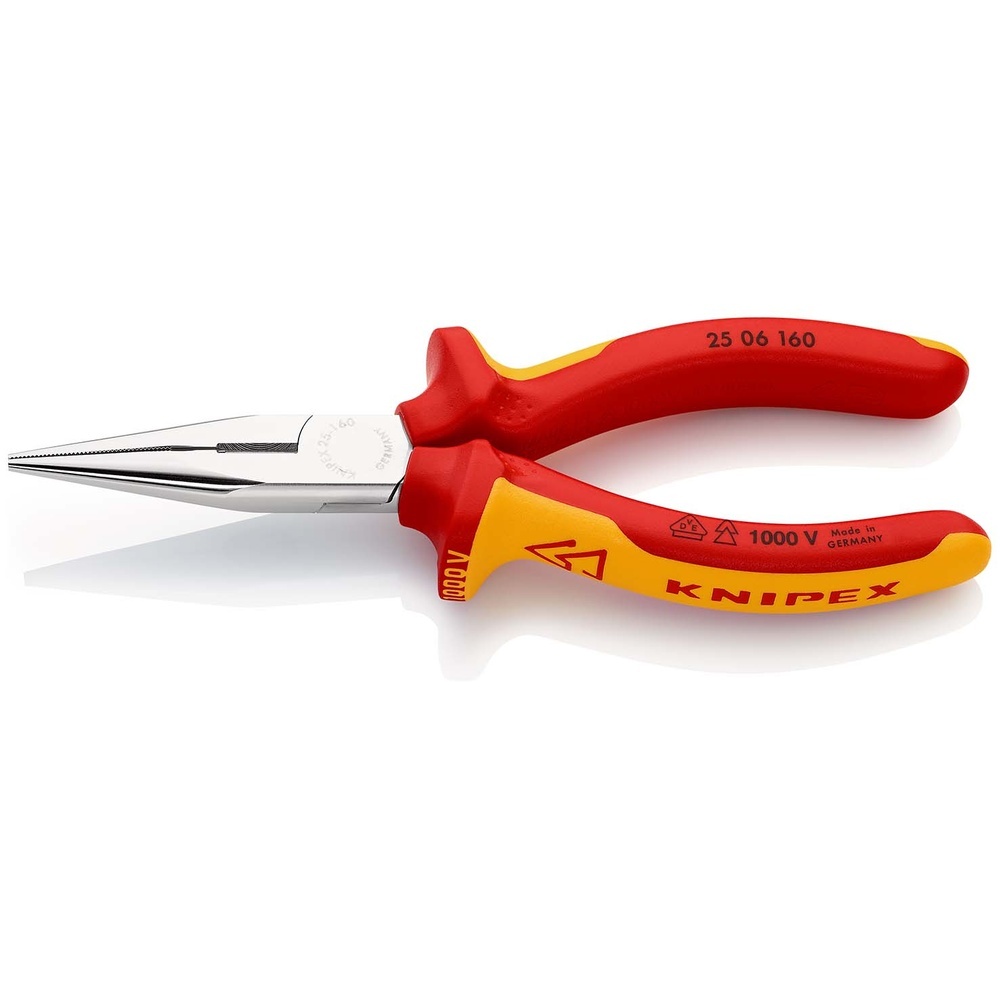 Knipex Flachrundzange 25 06 160 SB