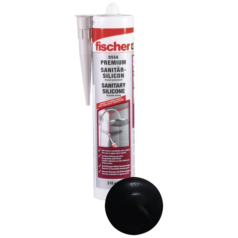 Fischer Sanitärsilicon 053120 Typ fischer DSSA SW SAN.SIL.310 D/GB