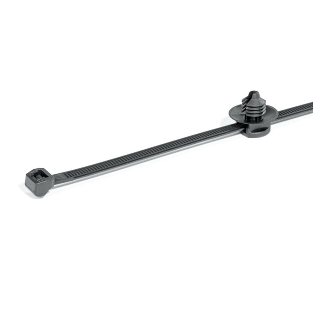 Hellermann Tyton Befestigungsbinder 156-06200 Typ T50SOSFT5-PA66HS/PA66HIRHS-BK (500)