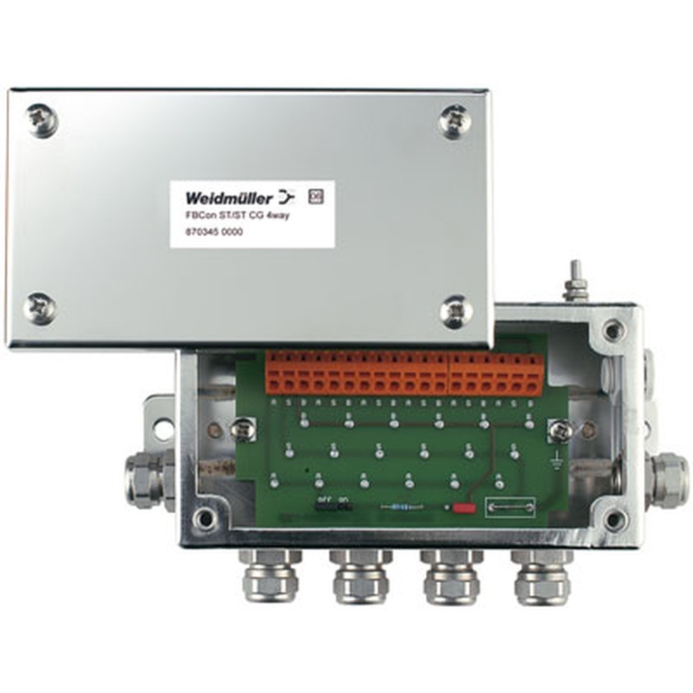 Weidmüller Standardverteiler 8703450000 Typ FBCon SS CG 4way