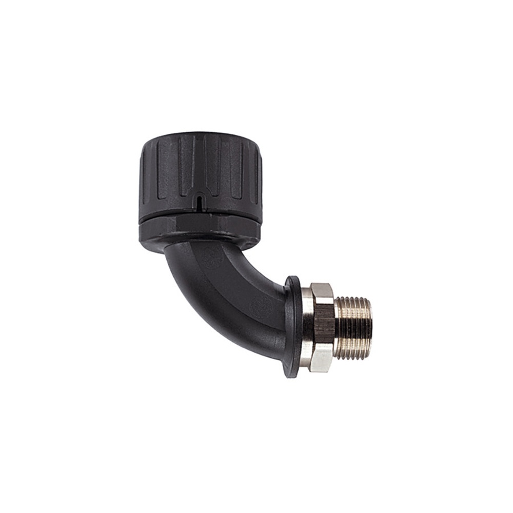 Hellermann Kunststoffverschraubung 166-22506 Typ HG42-90M-M40 PA66/NPB BK 2