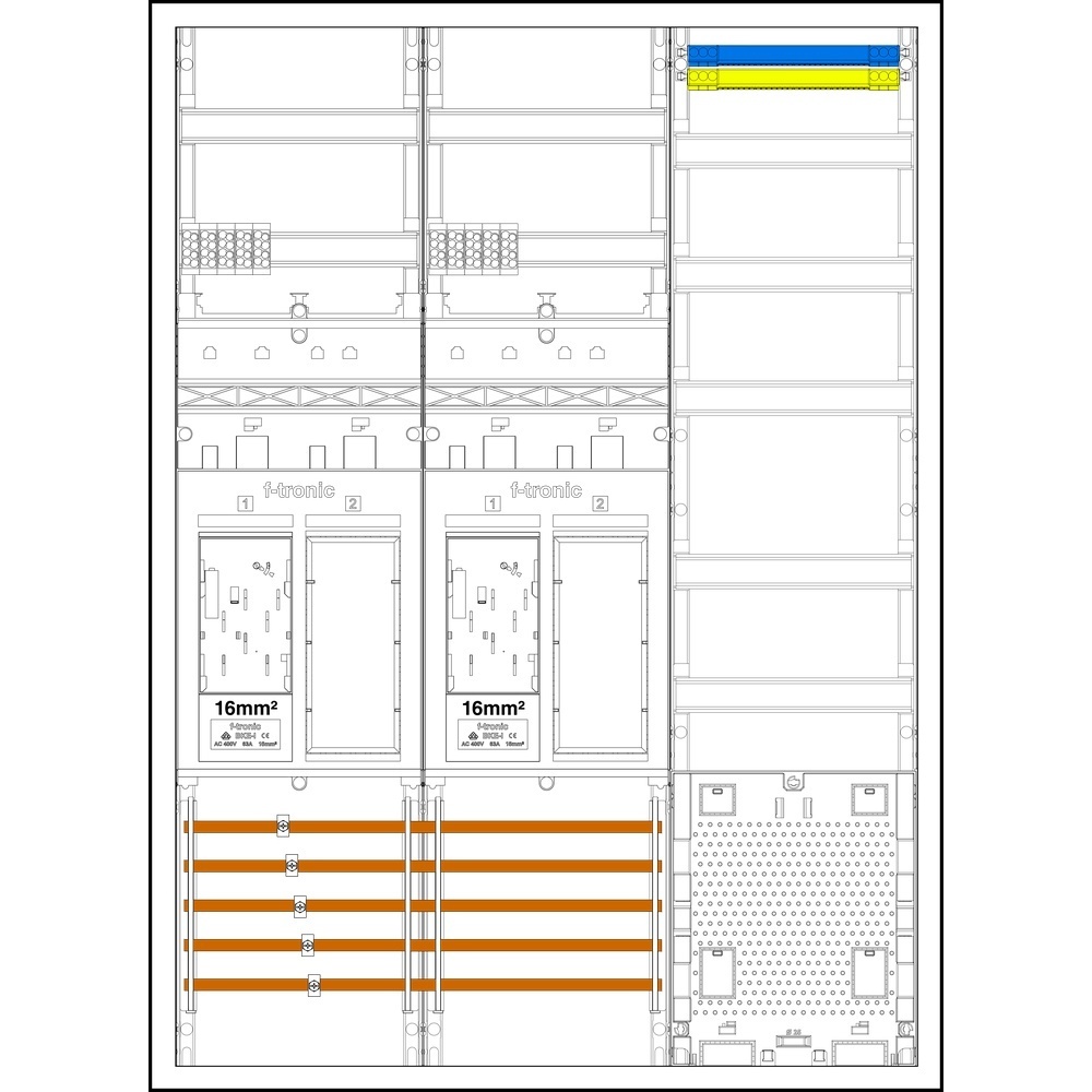 f-tronic Komplettschrank 7195651 Typ EHZ732APZL-16