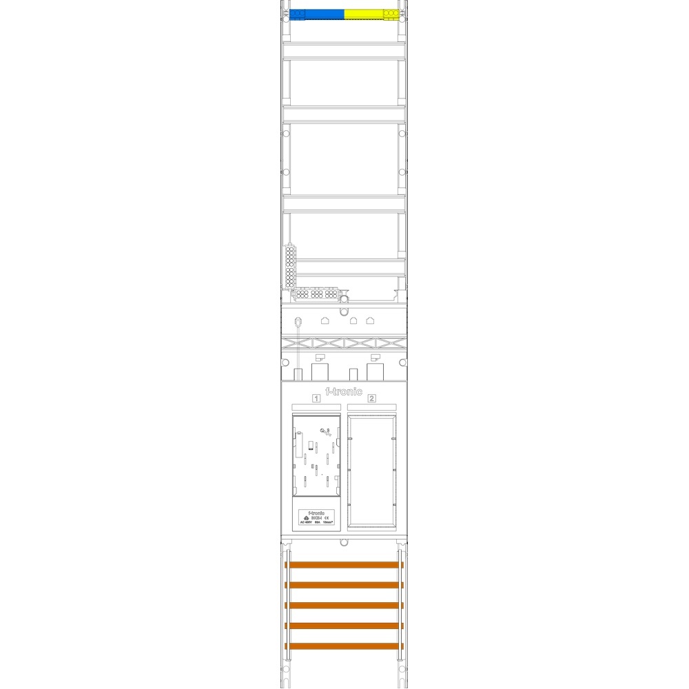 f-tronic Zählerfeld 7143150 Typ E43DS