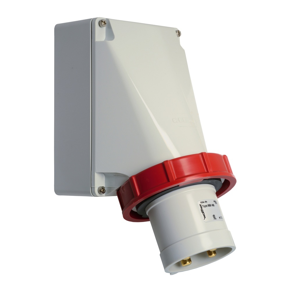 Walther-Werke Wasserdichter Wandgerätestecker 668406